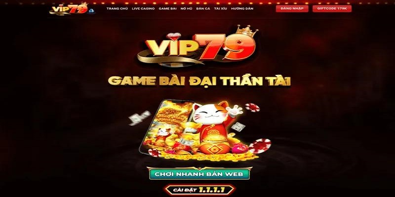 Hướng dẫn thực hiện đăng nhập Vip79 trên web